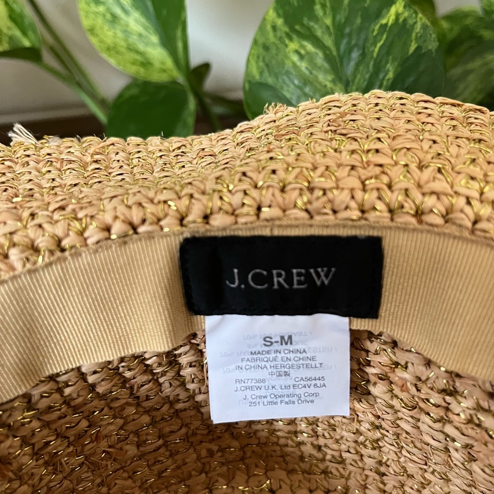 j.crew straw hat - Picture 6 of 8